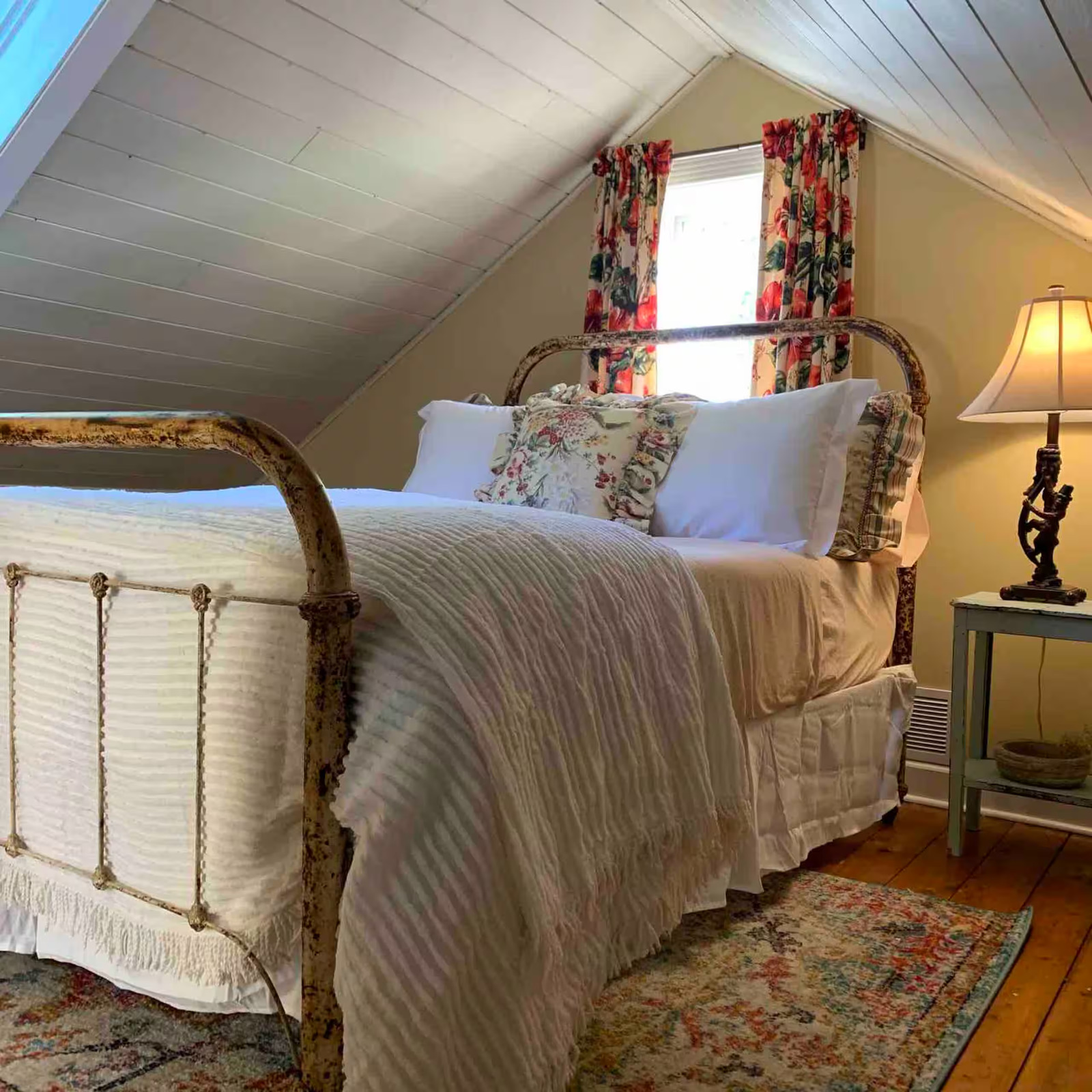 Upstairs bedroom at Walnut Cottage